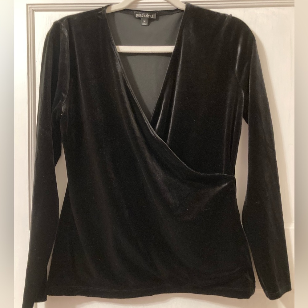 J Crew Factory Velvet top